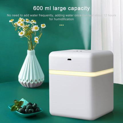 600ML Alcohol Sterilizer Induction Automatic Sprayer Clean Hand Atomizing Humidifier(White)-garmade.com