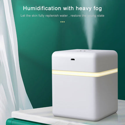 600ML Alcohol Sterilizer Induction Automatic Sprayer Clean Hand Atomizing Humidifier(White)-garmade.com
