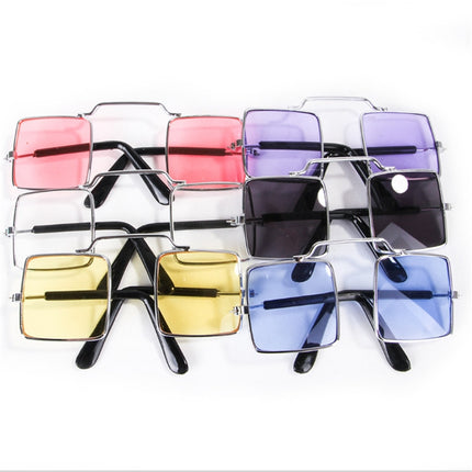Pet Jewelry Cat Photo Funny Props Personality Glasses(Clear Blue)-garmade.com