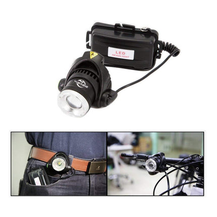 T6 Zoomable Strong Light LED Torch Flashlight Headlamp for Fishing, Camping-garmade.com