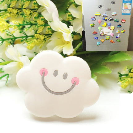 10 PCS Home Fridge Magnets Decorative Message Stickers Children Whiteboard Stickers(Cloud)-garmade.com