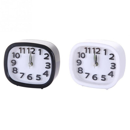 Creative Minimalist Mute Alarm Clock(Square White)-garmade.com