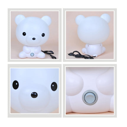 Baby Bedroom Lamps Night Light Cartoon Pets Pvc Plastic Sleep Led Kid Lamp Bulb panda(US)-garmade.com