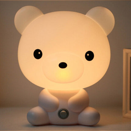 Baby Bedroom Lamps Night Light Cartoon Pets Pvc Plastic Sleep Led Kid Lamp Bulb panda(EU)-garmade.com