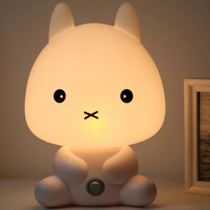 Baby Bedroom Lamps Night Light Cartoon Pets Pvc Plastic Sleep Led Kid Lamp Bulb panda(EU)-garmade.com