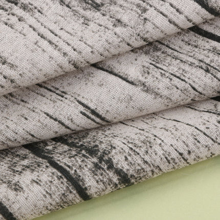 Vintage Popular Table Cloth Linen Rectangular Tablecloth Wooden Grain Dustproof Restaurant Table Cover, Size:100x140cm(Gray)-garmade.com