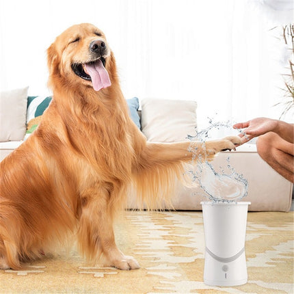 HS-XJB01 USB Rechargeable Pet Automatic Electric Dog Foot Washing Cup-garmade.com