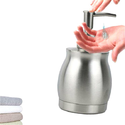 Stainless Steel Lotion Bottle Hand Soap Dispenser Hand Sanitizer Bottle-garmade.com