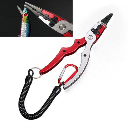Fish Control Fish Catch Fish Lure Clamp Fish Pliers, Style:Luya Pliers(Red)-garmade.com