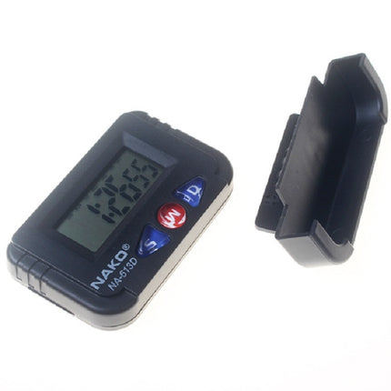 2 PCS Portable Car Electronic Clock Test Sports Clock Small Alarm Clock Stopwatch(Rectangle)-garmade.com