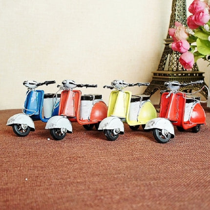 Mini Motorcycle Model Alloy Decoration Metal Crafts(Red)-garmade.com