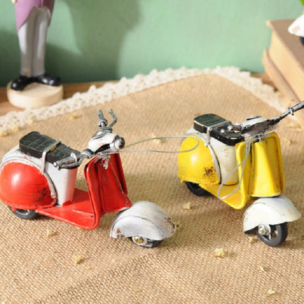 Mini Motorcycle Model Alloy Decoration Metal Crafts(Red)-garmade.com