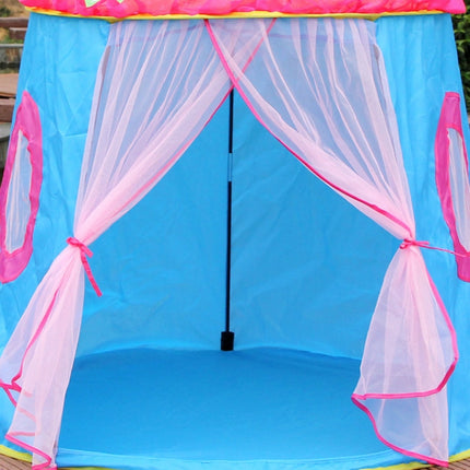 Children Toy House Yurt Folding Game Tent(Pink)-garmade.com