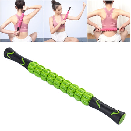 Relieving Muscle Soreness and Cramping Muscle Roller Stick Body Massage Roller(Green)-garmade.com