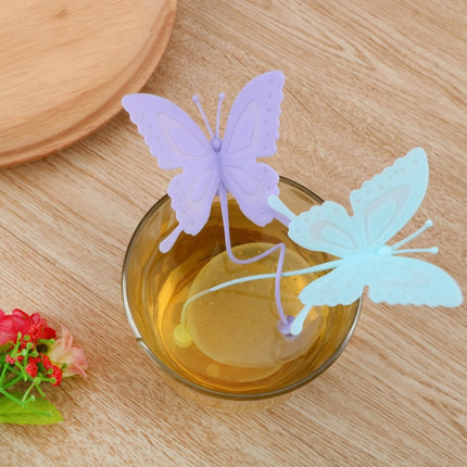 Silicone Tea Maker Butterfly Tea Leak Random Color Delivery-garmade.com