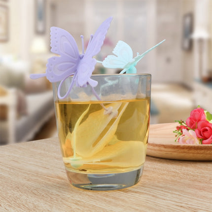 Silicone Tea Maker Butterfly Tea Leak Random Color Delivery-garmade.com