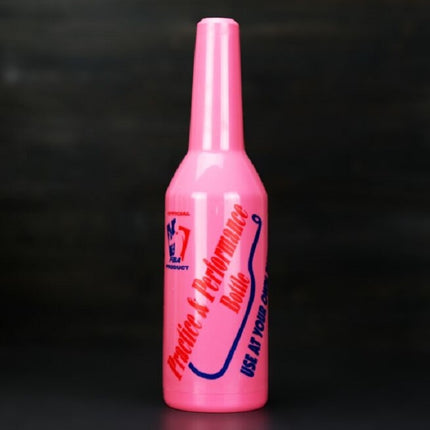 2 PCS Bar Plastic Exercise Bottle for Fancy Bartending Practicing(Pink)-garmade.com