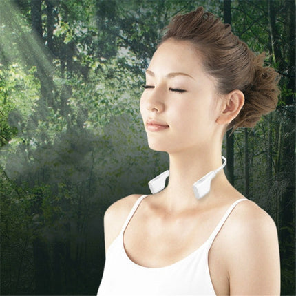 Hanging Neck Negative Ion Air Purifier Portable Household Formaldehyde Removal Portable Purifier(White)-garmade.com