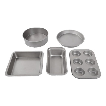 5 in 1 Cake Mould Pizza Bakeware Home Pastry Biscuit Bread Baking Tool Set-garmade.com