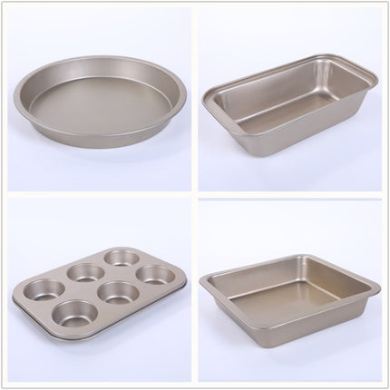 5 in 1 Cake Mould Pizza Bakeware Home Pastry Biscuit Bread Baking Tool Set-garmade.com