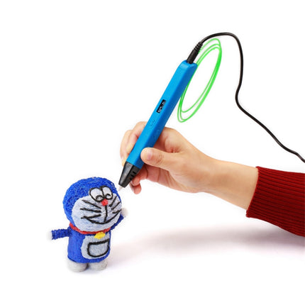 RP800A Childrens Educational Toys 3D Printing Pen, Plug Type:US Plug(Blue)-garmade.com