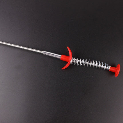 Metal Wire Brush Hand Kitchen Sink Cleaning Hook Sewer Dredging Device-garmade.com