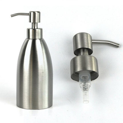 5 PCS Stainless Steel Pump Head Soap Dispenser Threaded Nozzle-garmade.com