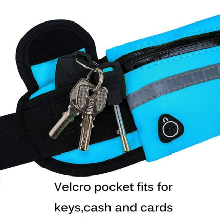 5 PCS Kettle Pockets Outdoor Sports Mobile Phone Pockets Waist Bag(Sky Blue)-garmade.com