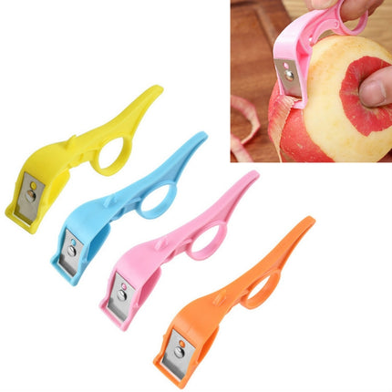 Kitchen Fruit Peeler Stainless Steel Peeling Knife Random Color Delivery-garmade.com