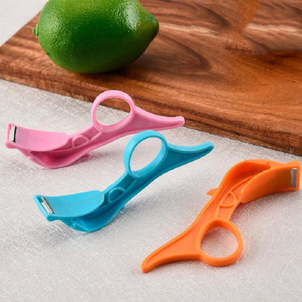 Kitchen Fruit Peeler Stainless Steel Peeling Knife Random Color Delivery-garmade.com