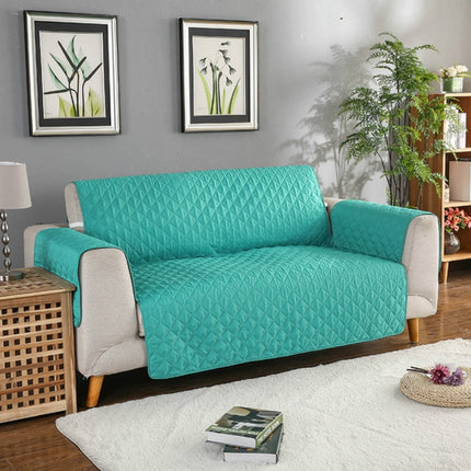Machine Washable Sofa Couch Covers Anti-slip Recliner Sofa Protective Mat for Pet Dogs Cats, Size:55x196cm(Green)-garmade.com