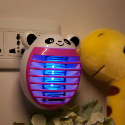 Cute Household Mosquito Killer Lamp LED Light Anti Mosquito Bug Zapper Insect Muggen Killer Night Light Colorful US Plug(Red)-garmade.com