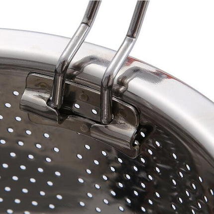 Stainless Steel Steaming Basket Plug-in Silicone Handle Pressure Cooker Steamer Kitchen Cooker Accessories, Typle:6 Quarts-garmade.com