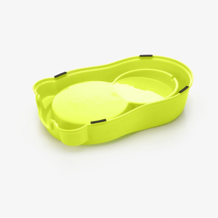 Pet Dual Purpose Automatic Water Dispenser Dog Bowl Dog Cat Universal(Green)-garmade.com