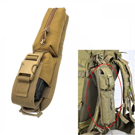 Outdoor Sports Backpack Shoulder Strap Phone Bag Sundry Kit, Size:One Size(Khaki)-garmade.com