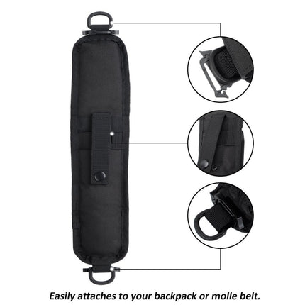 Outdoor Sports Backpack Shoulder Strap Phone Bag Sundry Kit, Size:One Size(Khaki)-garmade.com