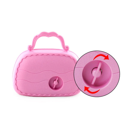 Creative Ballet Girl Handbag Design Music Jewelry Box(Pink)-garmade.com