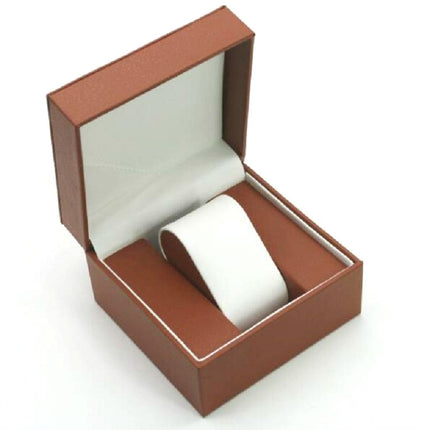 2 PCS Flip Watch Box Bracelet Gift Packaging Storage Box(Brown)-garmade.com