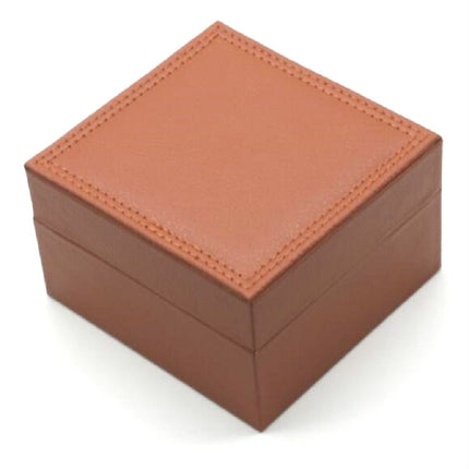 2 PCS Flip Watch Box Bracelet Gift Packaging Storage Box(Brown)-garmade.com