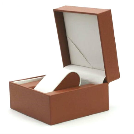 2 PCS Flip Watch Box Bracelet Gift Packaging Storage Box(Brown)-garmade.com