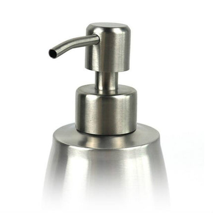 SH158 350ml Stainless Steel Soap Dispenser Oval Hand Sanitizer Bottle-garmade.com