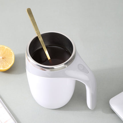 Electric Stirring Cup Milkshake Coffee Stirring Cup, Capacity:401-500ml(Brown)-garmade.com