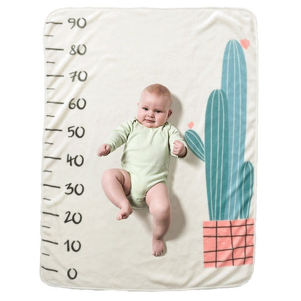 100x72cm Newborn Photography Blanket(Cactus)-garmade.com