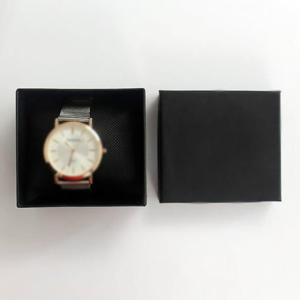 20 PCS Watch Box Decoration Paper Gift Box Bracelet Box(Black)-garmade.com