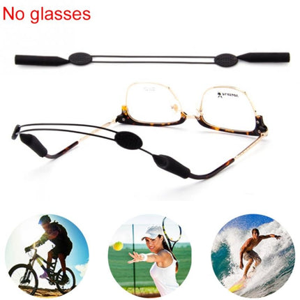 2 PCS Adjustable Glasses Lanyard Sports Glasses Non-slip Ear Hook Cover, Size:25cm for Children-garmade.com