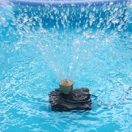 All-copper Fireworks Layer Water Nozzle Landscaping Fountain Head, Size:6 Points(Brass)-garmade.com