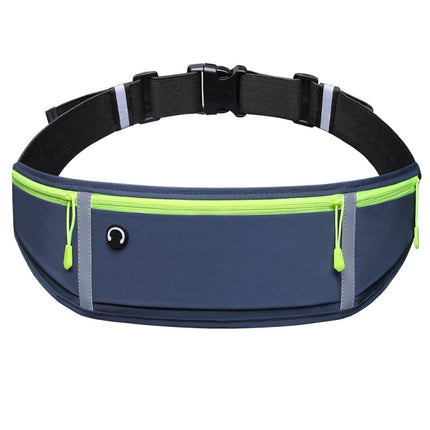 Outdoor Waterproof Belt Bag Sports Riding Mobile Phone Waist Bag, Size:7 inch(Grey)-garmade.com
