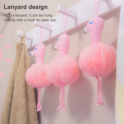 Flamingo Bubble Ball Bath Flower Towel-garmade.com
