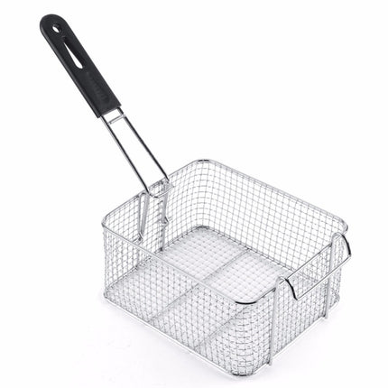 Desktop Thickening Electric Fryer Fried Chicken Legs Fries Stainless Steel Electric Fryer With Basket(Single Cylinder Single Screen )-garmade.com