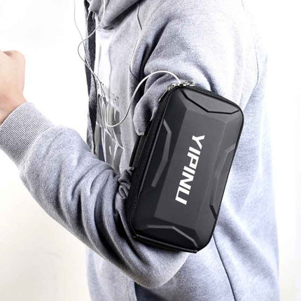 YIPINU Outdoor Multifunctional Arm Cycling Running Fitness Sports Phone Bag(Blue)-garmade.com